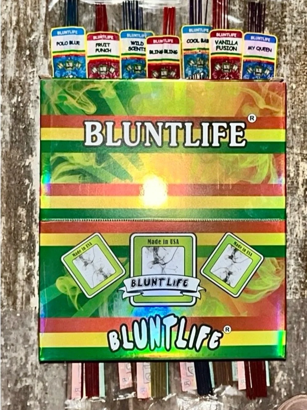 15 Packs BluntLife Incense Lot - 150 Total Sticks - Random Assortment Wholesale